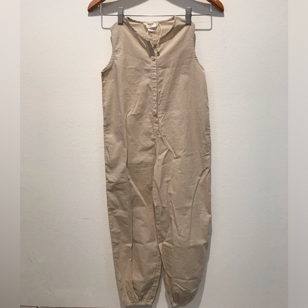 Kids NWOT Zara Beige Jumpsuit